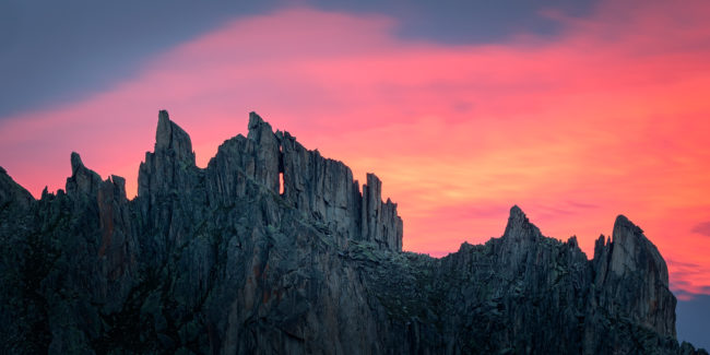 Atemberaubender Sonnenaufgang